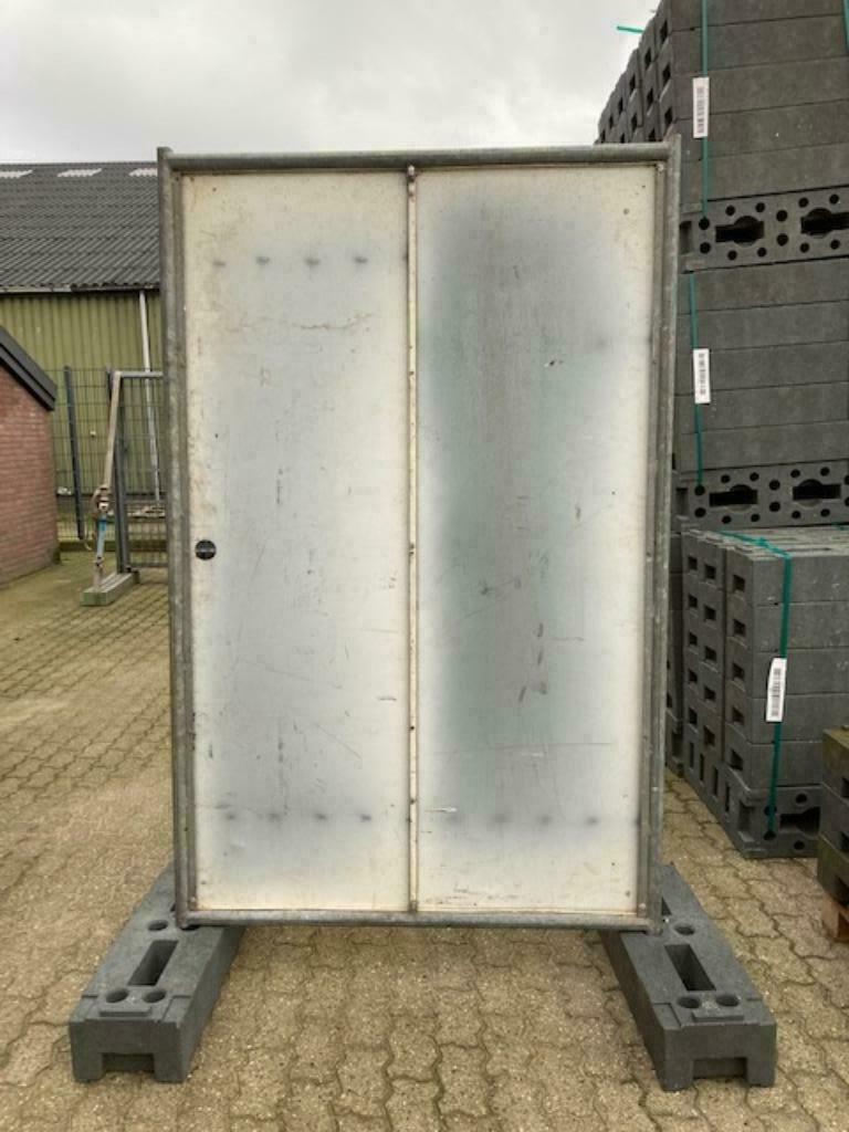 Bouwhek poort / poorten / reclameborden, Ophalen, Gebruikt
