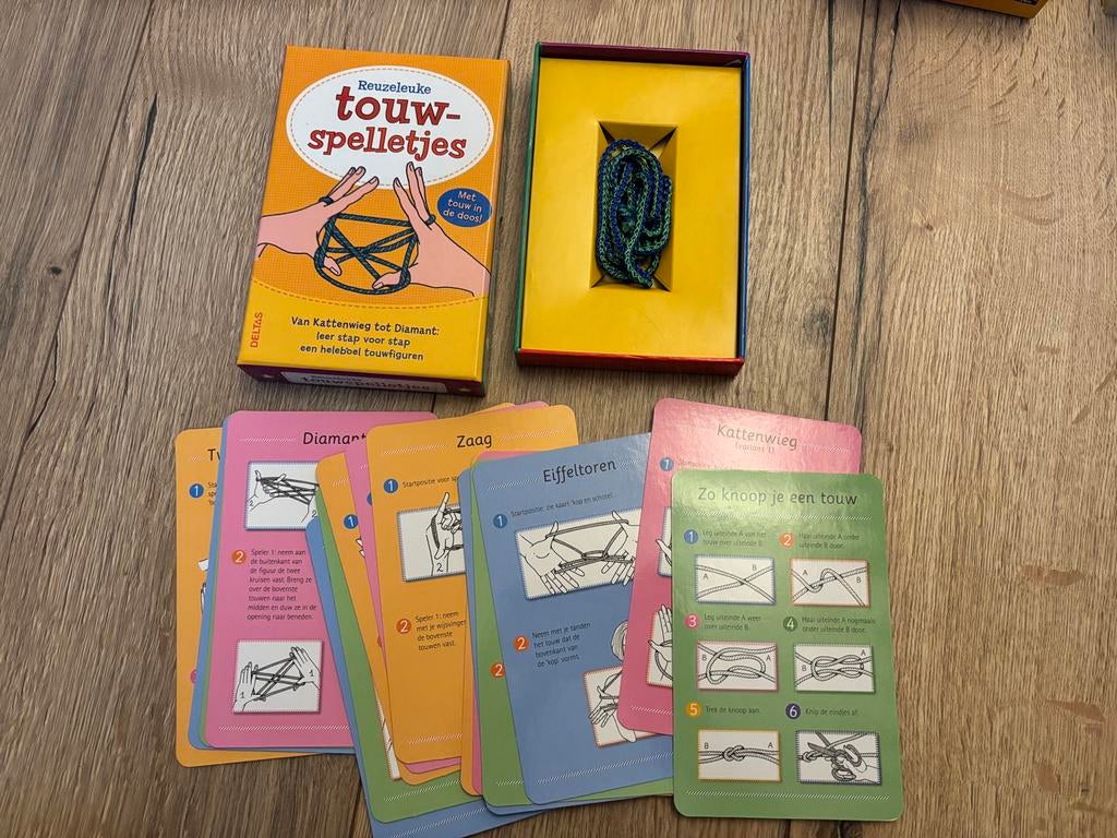 Reuzeleuke touwspelletjes - Compleet!, Ophalen of Verzenden, Zo goed als nieuw, Puzzelen