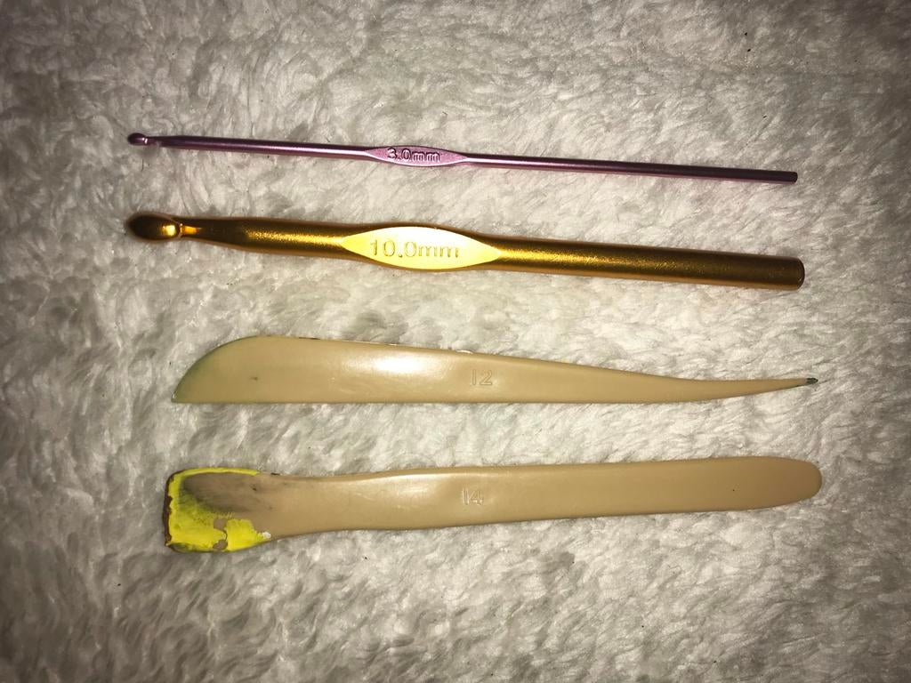 Haaknaalden & Boetseerspatels Set, Ophalen, Gebruikt, Haken, Naald