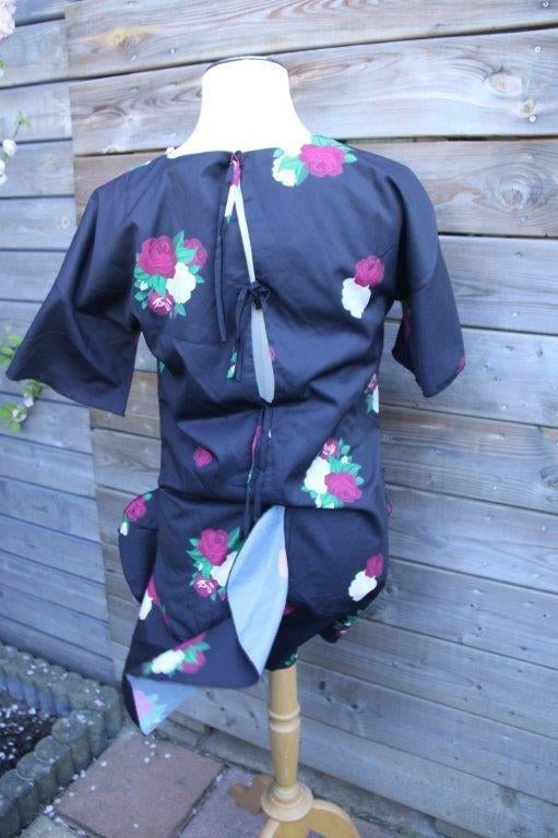 Jurk/ Tuniek zwart/ wijnrood Kim Strijd mt S Nieuw Vaste pr, Kleding | Dames, Zwart, Nieuw, Ophalen of Verzenden, Maat 36 (S)