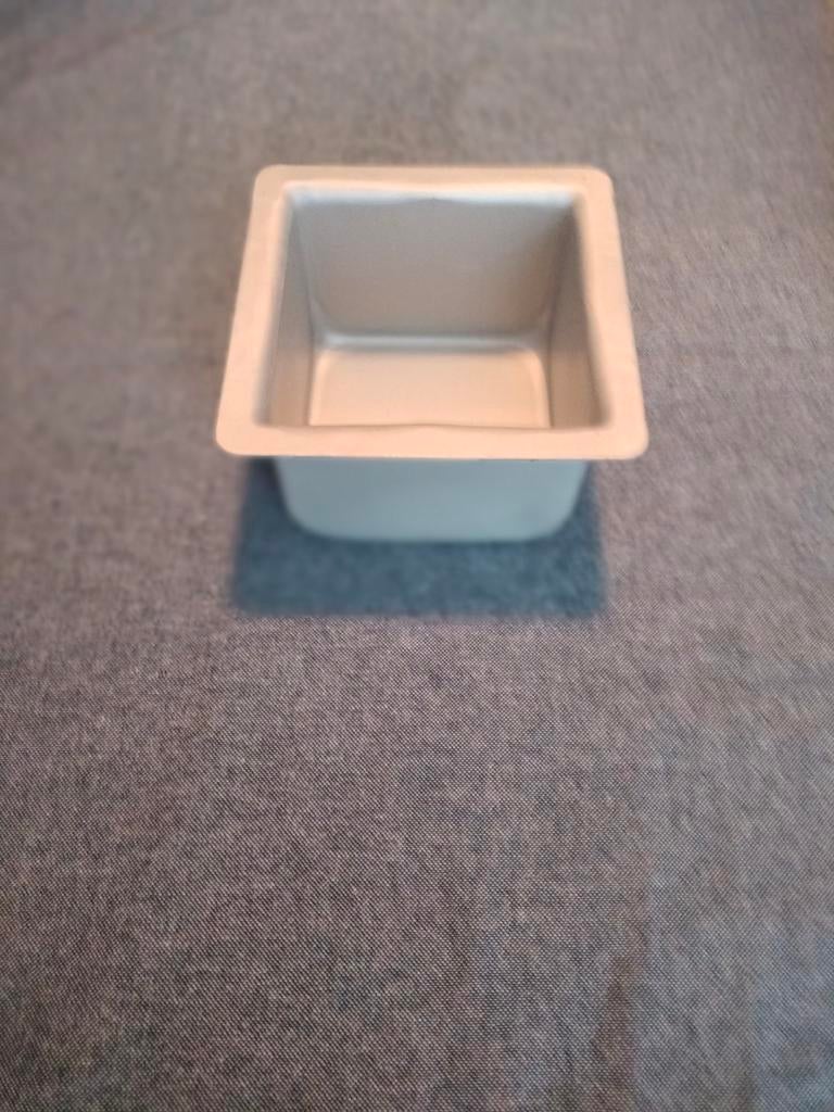 PME Bakblik Vierkant 10x10x76mm, Ophalen of Verzenden, Gebruikt, Taarten, Bakvorm