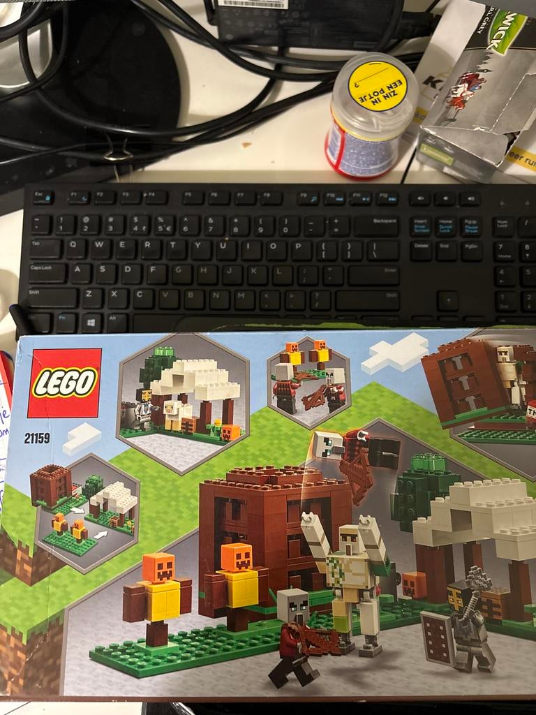Lego Minecraft 21159 - Zo goed als nieuw, Ophalen, Zo goed als nieuw, Complete set, Lego