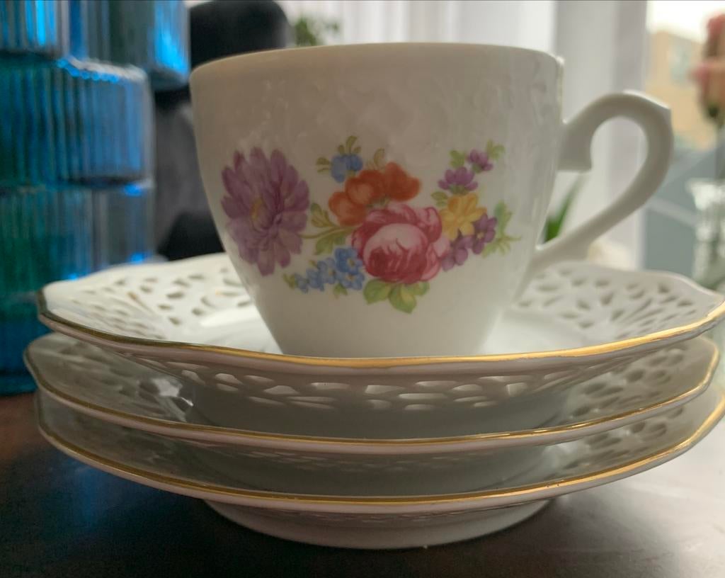 3 Bavaria Schumann Arzberg kop en schotels, Antiek en Kunst, Antiek | Servies compleet, Ophalen of Verzenden