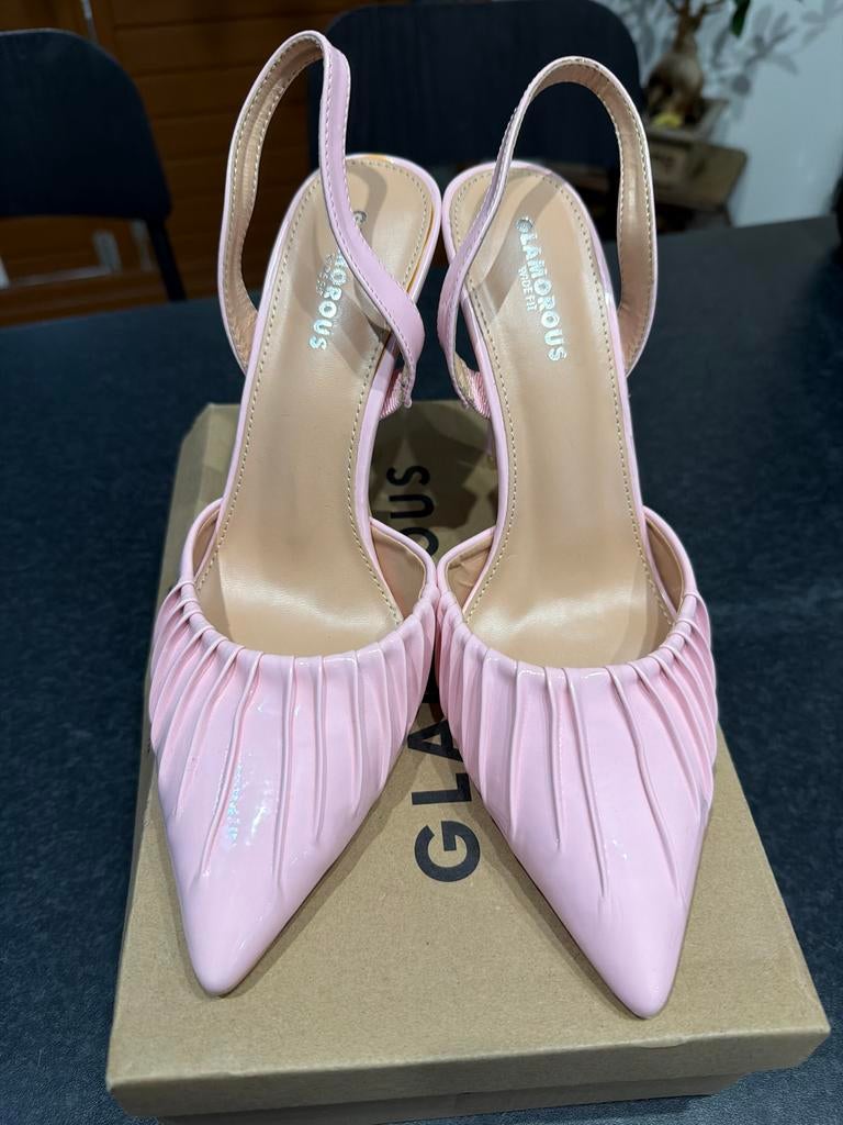 Roze Glamorous pumps maat 40, Ophalen of Verzenden, Zo goed als nieuw, Roze, Pumps