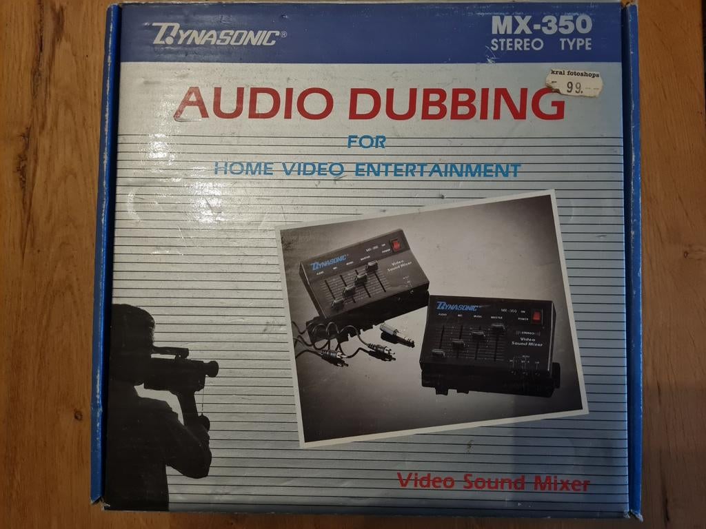 Dynasonic MX-350 Audio Dubbing, Ophalen, Zo goed als nieuw, Microfooningang
