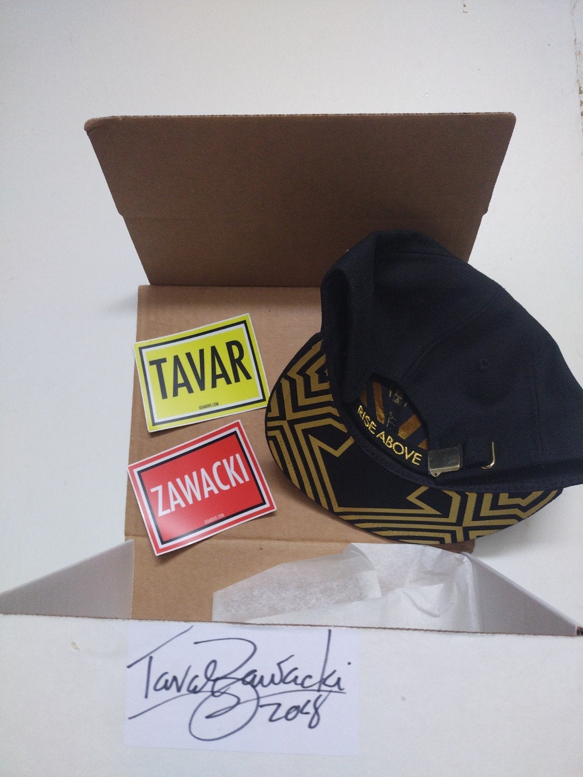 ABOVE;Tavar Zawacki Limited Edition Pet - Nieuw & Gesigneerd, Nieuw, ABOVE; Tavar Zawacki, Pet, One size fits all