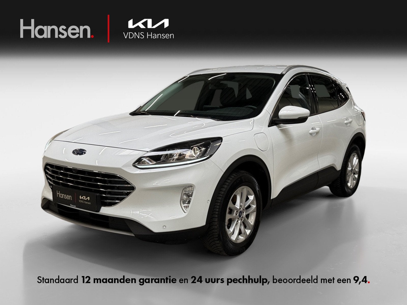 Ford Kuga 2.5 PHEV Titanium I Adaptive Cruise I Winterpakket, Auto's, Automaat, Stof, Gebruikt, Zwart