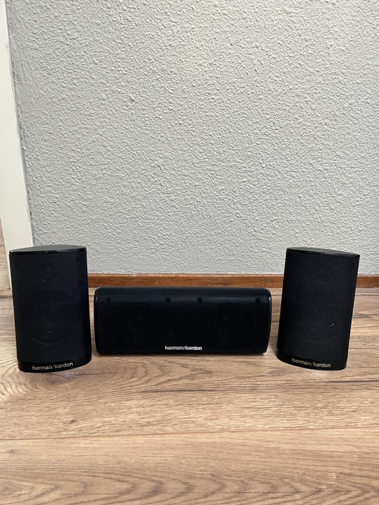 Harman/Kardon speakers, Gebruikt, 60 tot 120 watt, Front, Rear of Stereo speakers, Ophalen