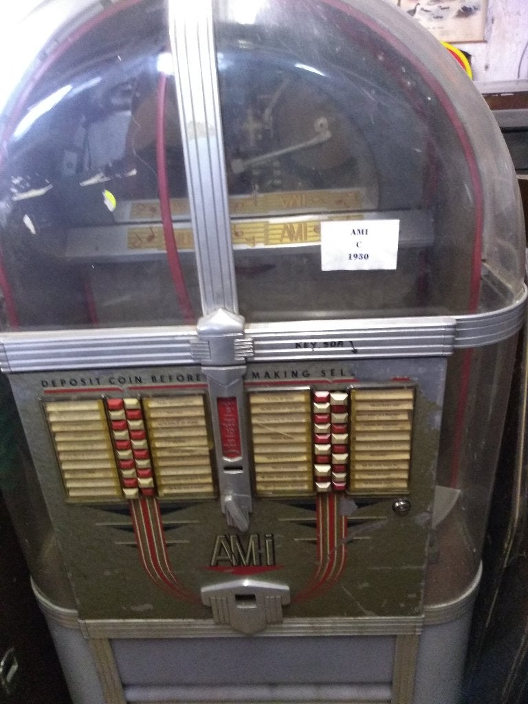 jukebox, Ophalen, Gebruikt, 1950 tot 1960, Ami