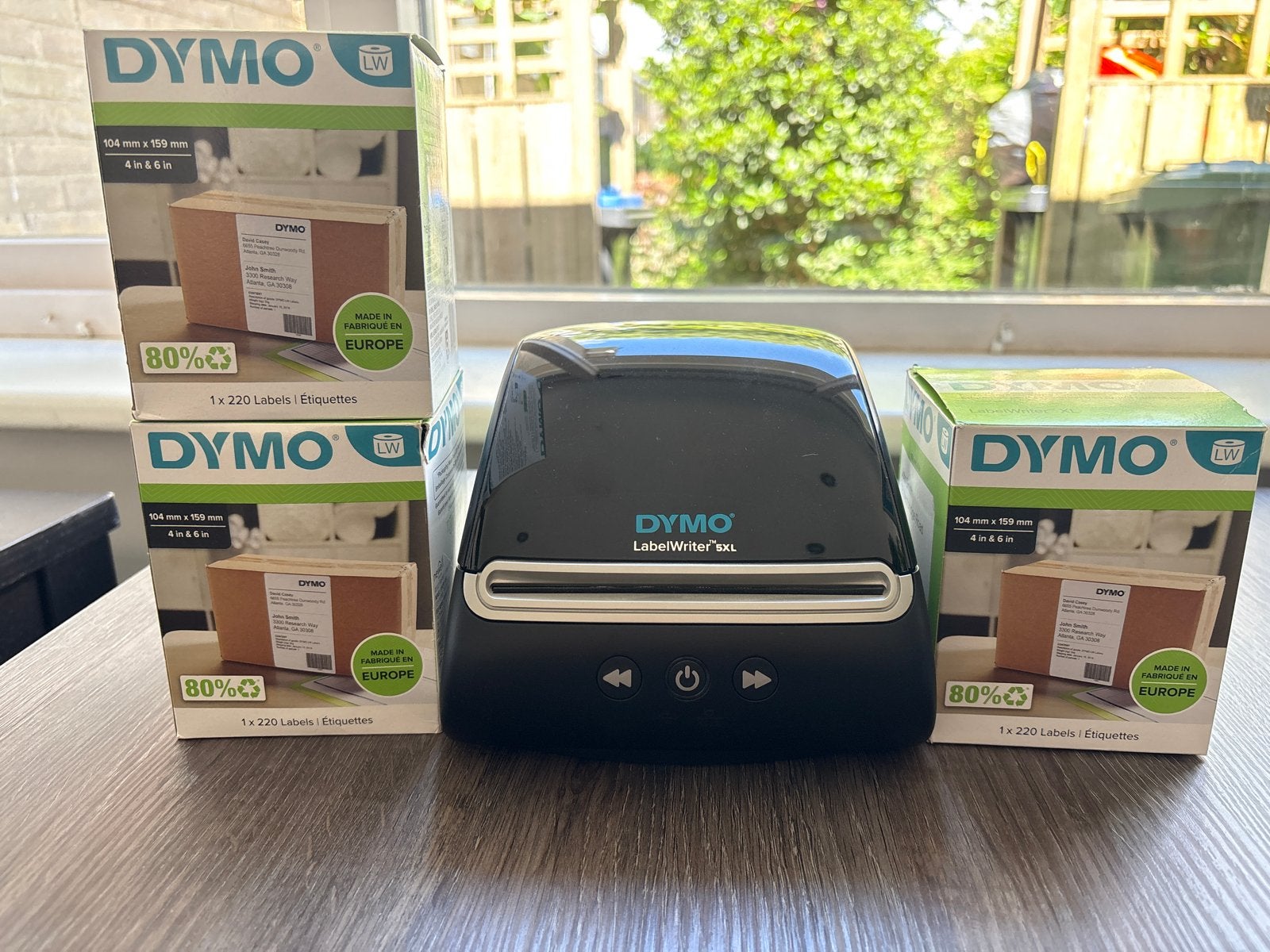 DYMO LabelWriter 5XL + 3,5 rollen label rollen, Computers en Software, Printers, Ophalen, Zwart-en-wit printen, Printer, Zo goed als nieuw