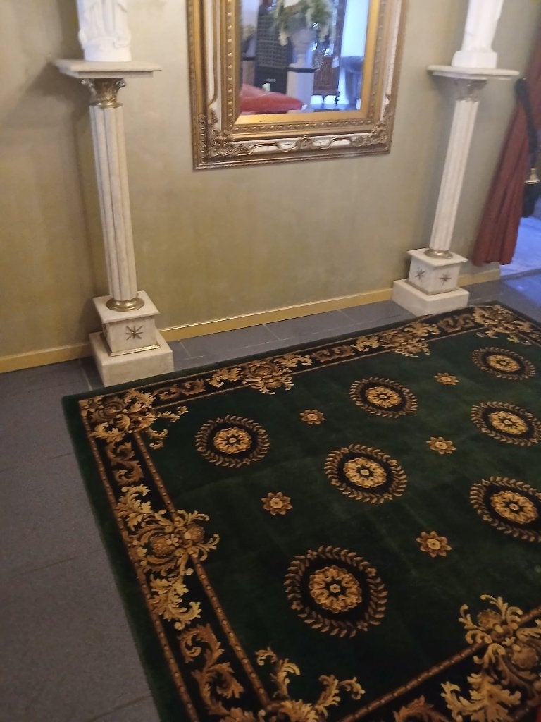 tapijt 100% wol schitterende kleuren zgan, Ophalen, Gebruikt, 150 tot 200 cm, 200 cm of meer