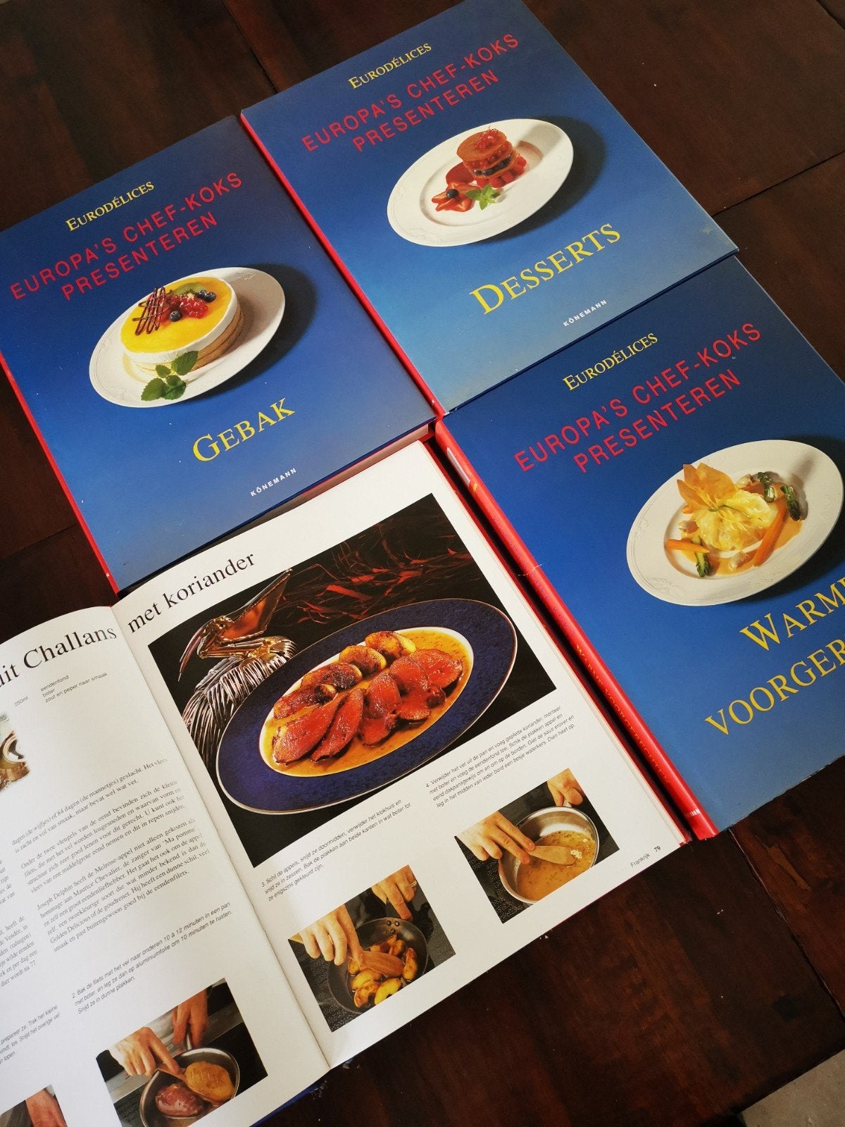 Luxe kookboeken  (4 delen), Ophalen of Verzenden, Zo goed als nieuw, Europa, Hoofdgerechten