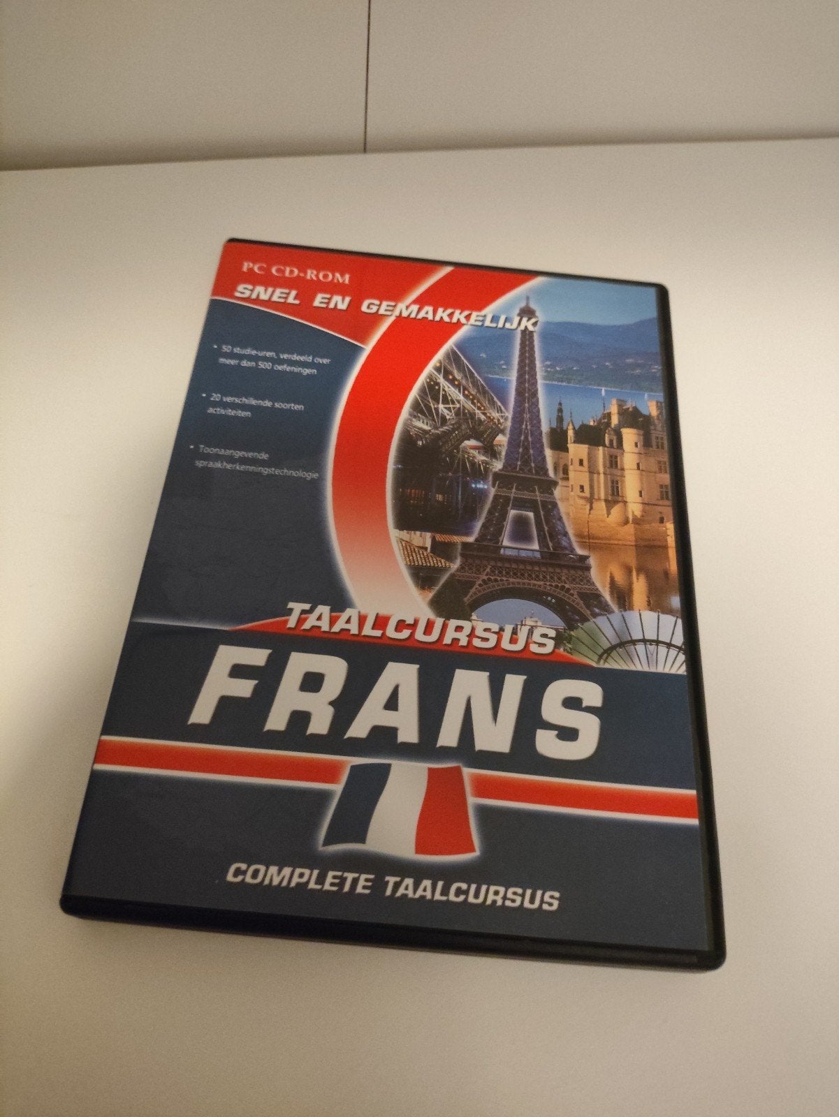 Taalcursus Frans PC CD-ROM - Snel en Gemakkelijk, Puzzel en Educatief, 1 speler, Ophalen of Verzenden, Zo goed als nieuw