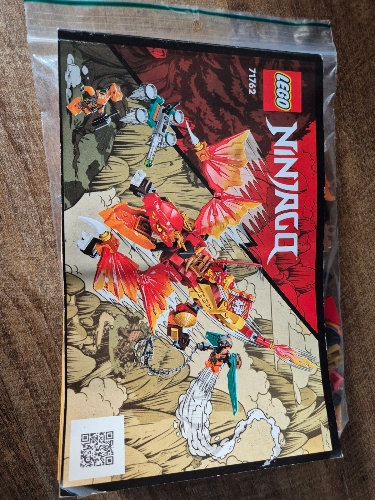 LEGO Ninjago 71762 Jay's Bliksemdraak compleet met doos, Ophalen of Verzenden, Zo goed als nieuw, Overige merken
