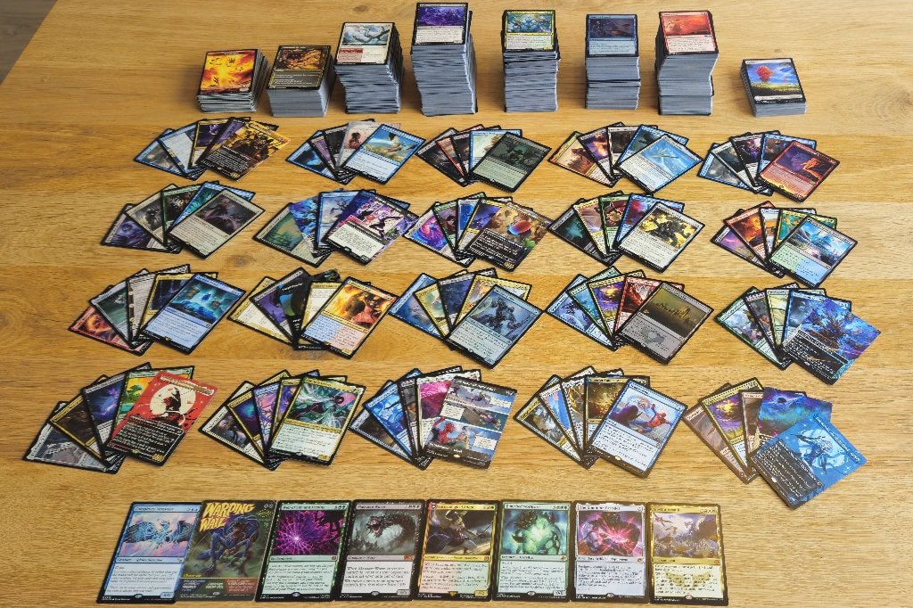 Magic the Gathering MTG verzameling 1000+ kaarten, Hobby en Vrije tijd, Ophalen of Verzenden, Zo goed als nieuw, Meerdere kaarten