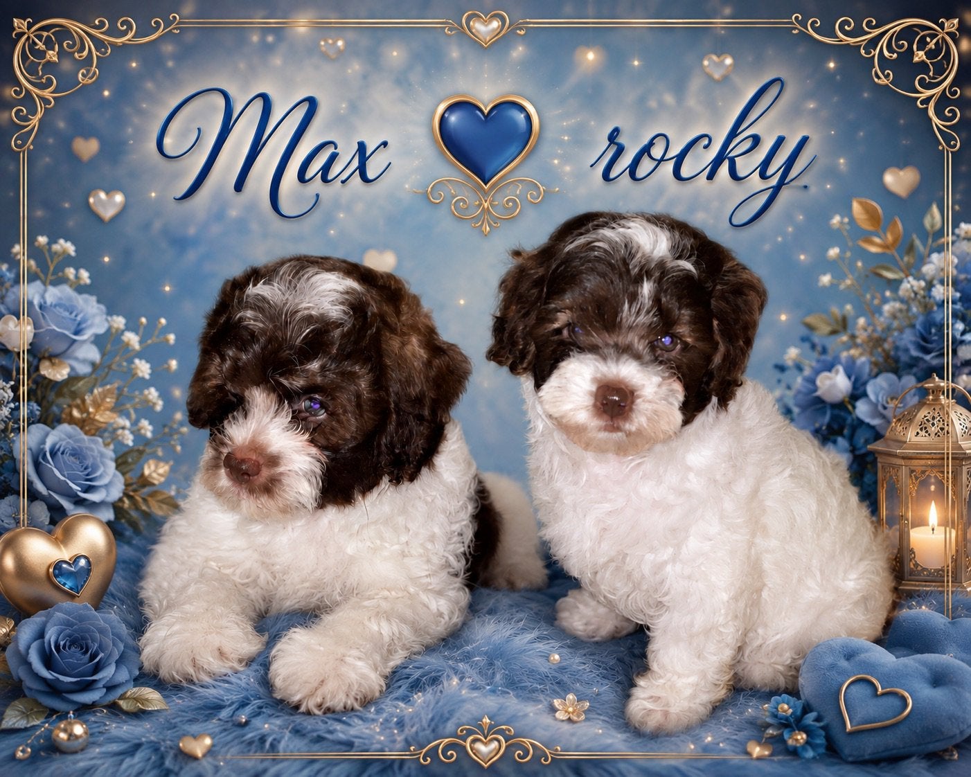 Boomer pups choco/ bont 💥, Parvo, Overige rassen, 8 tot 15 weken, Meerdere