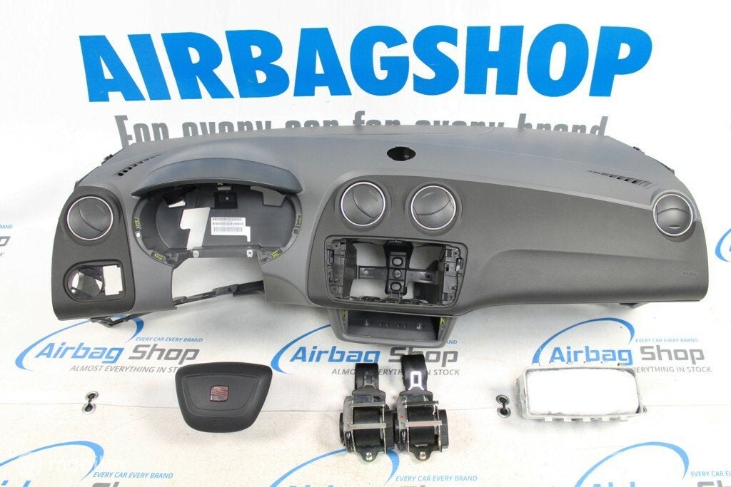 Airbag set - Dashboard grijs met navi Seat Ibiza (2008-2015)