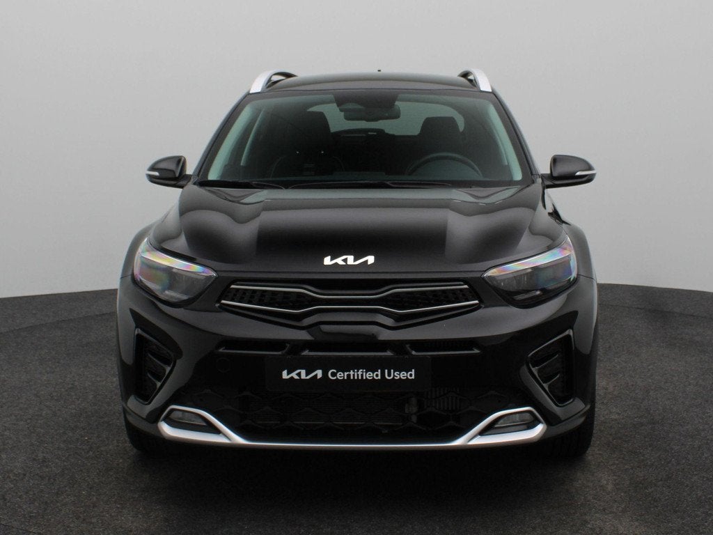 Kia Stonic 1.0 T-GDi MHEV GT-Line | DEMO | Vraag naar beschi, Auto's, Kia, Euro 6, Leder en Stof, Zwart, Origineel Nederlands