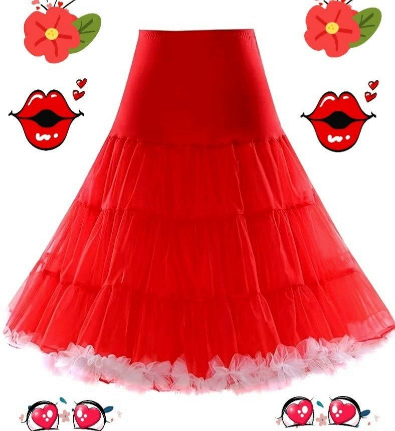 Retro fifty's petticoat nieuw, Verzenden, Maat 42/44 (L), Nieuw, Tutu