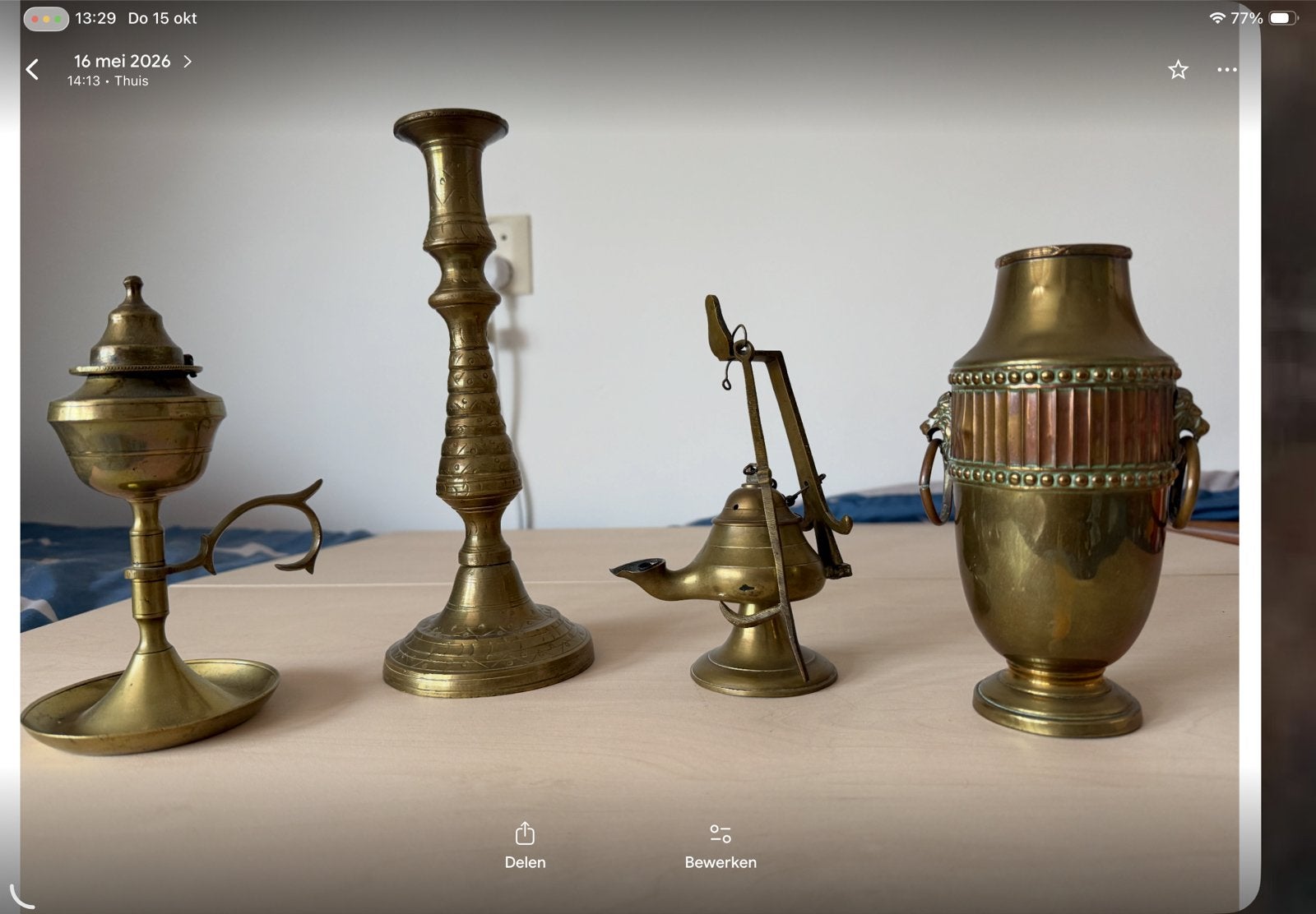 Antieke koperen en bronzen decoratieve objecten, Ophalen of Verzenden, Koper of Brons