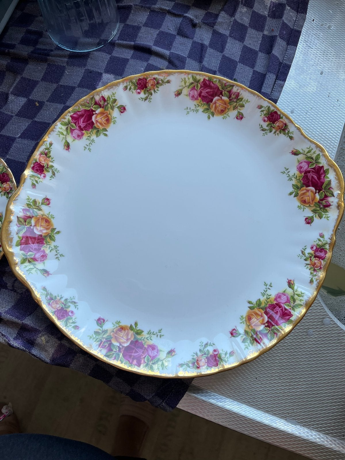 Royal Albert Old Country Roses Gebaksbordjes en Schaal, Ophalen