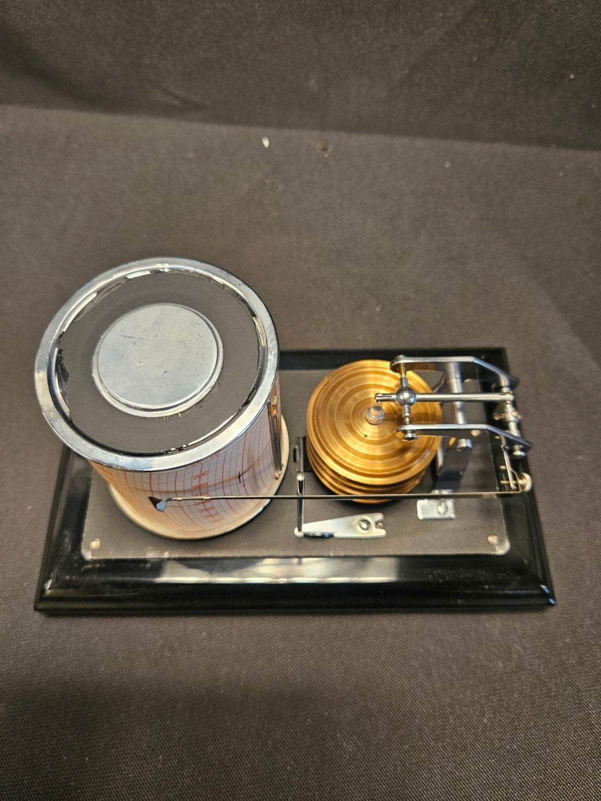 Barograaf / Barometer - Werkend en Decoratief, Gebruikt, Ophalen of Verzenden, Onbekend, Onbekend