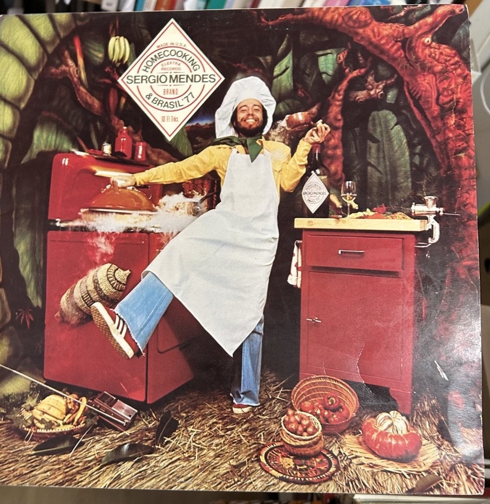 Sergio Mendes: Home cooking (lp), LP, Ophalen of Verzenden, Zo goed als nieuw, Latijns-Amerikaans