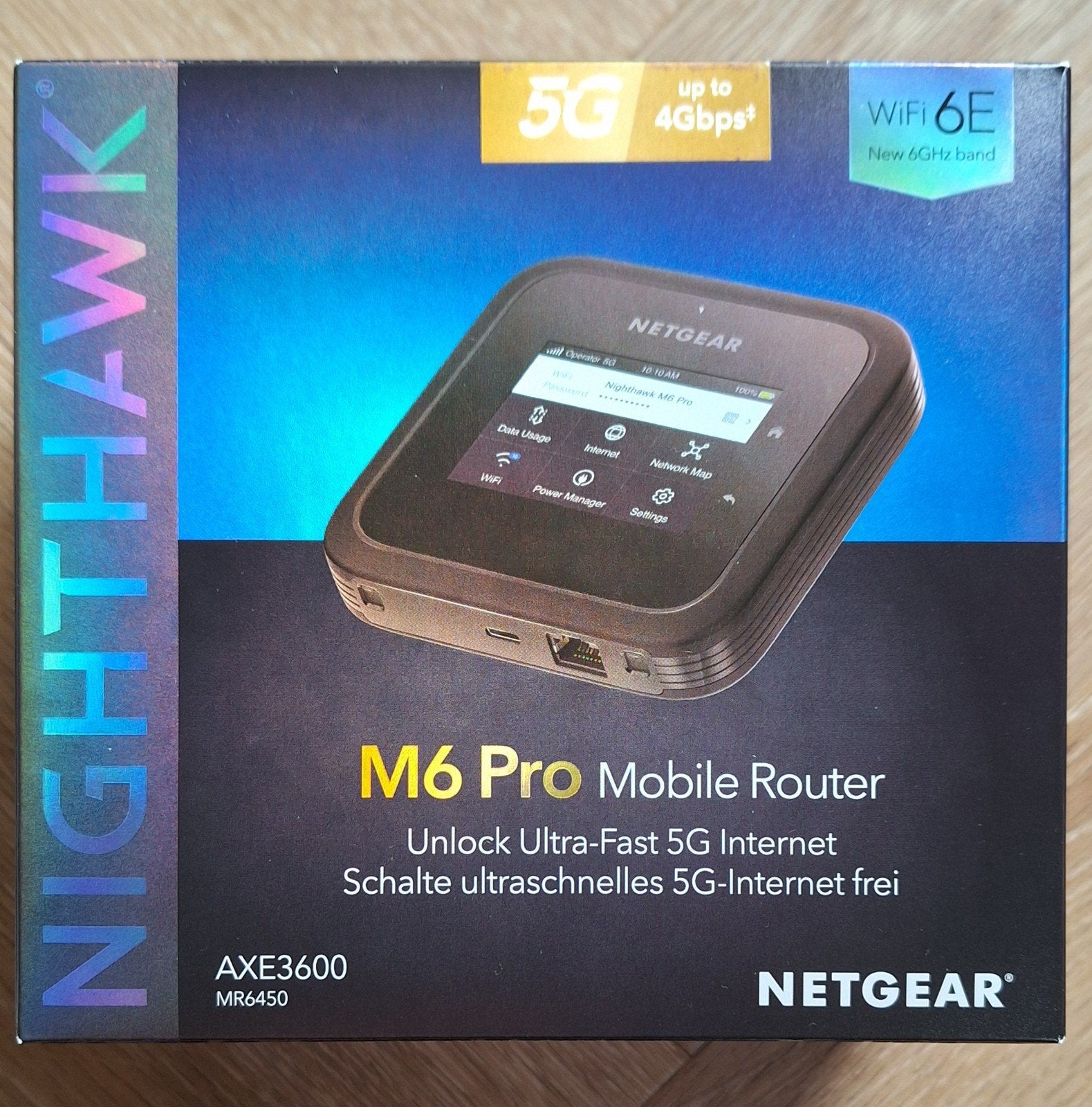 Netgear Nighthawk M6 Pro 5G Mobiele router MR6450 + antenne, Ophalen of Verzenden, Zo goed als nieuw, Router met modem, Netgear Nighthawk