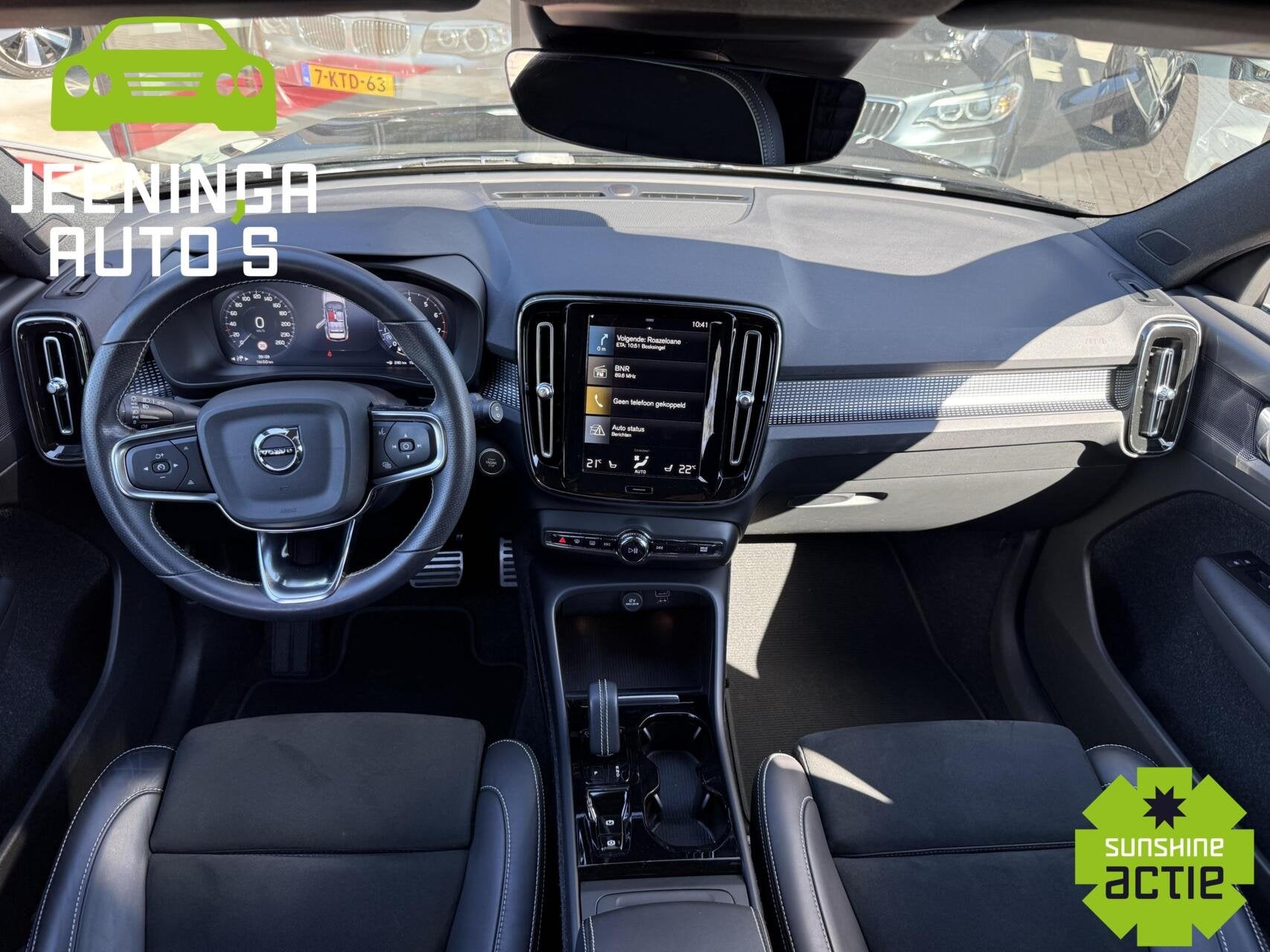 Volvo XC40 2.0 B4 R-Design|MildHybride|ACC|Camera|Stoelverwa, Auto's, 4 cilinders, 1969 cc, Zwart, 14 km/l