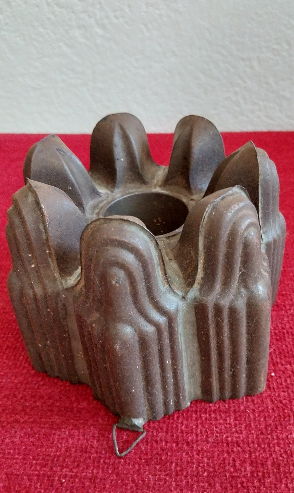 Oude, Metalen Bakvorm van Tante Brocante, Ophalen of Verzenden