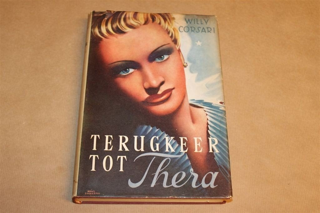 Terugkeer tot Thera — Corsari, Zeldzaam met Stofomslag 1951, Boeken, Ophalen of Verzenden, Gelezen