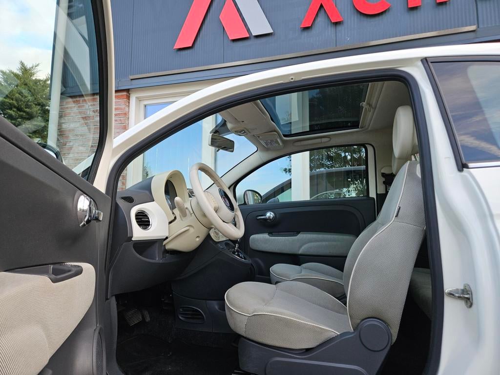 Fiat 500 1.2 Lounge Automaat! Panoramadak! Airco! NAP! Leuke, Auto's, Euro 5, Gebruikt, 1242 cc, 4 cilinders
