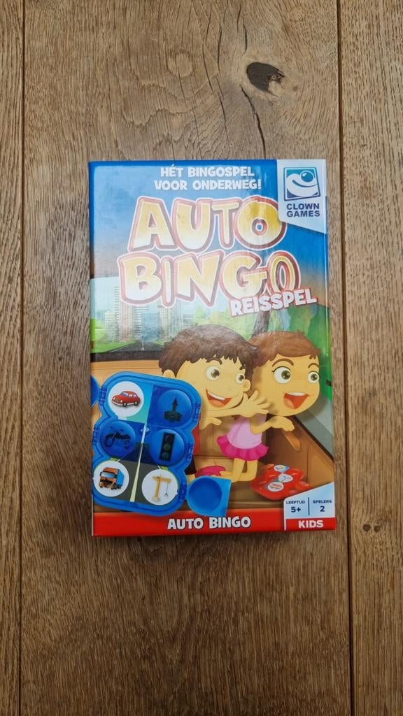 Auto bingo reisspel, Een of twee spelers, Ophalen, Zo goed als nieuw