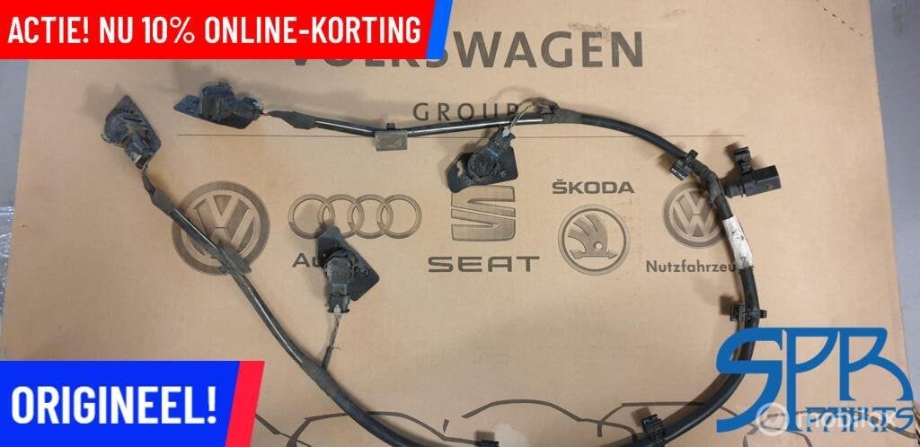 VW POLO 6R 6C ACHTERBUMPER PARKEERSENSOR Kabelboom + 4X PDC, Auto-onderdelen, Volkswagen, Nieuw, Ophalen of Verzenden, Volkswagen