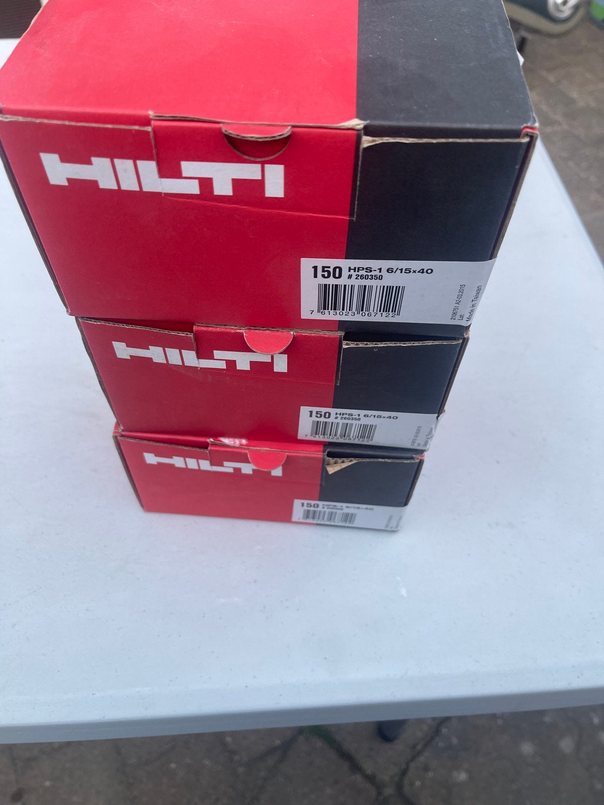 Hilti HPS-1 6/15x40, Ophalen, Nieuw, Minder dan 50 mm, Pluggen