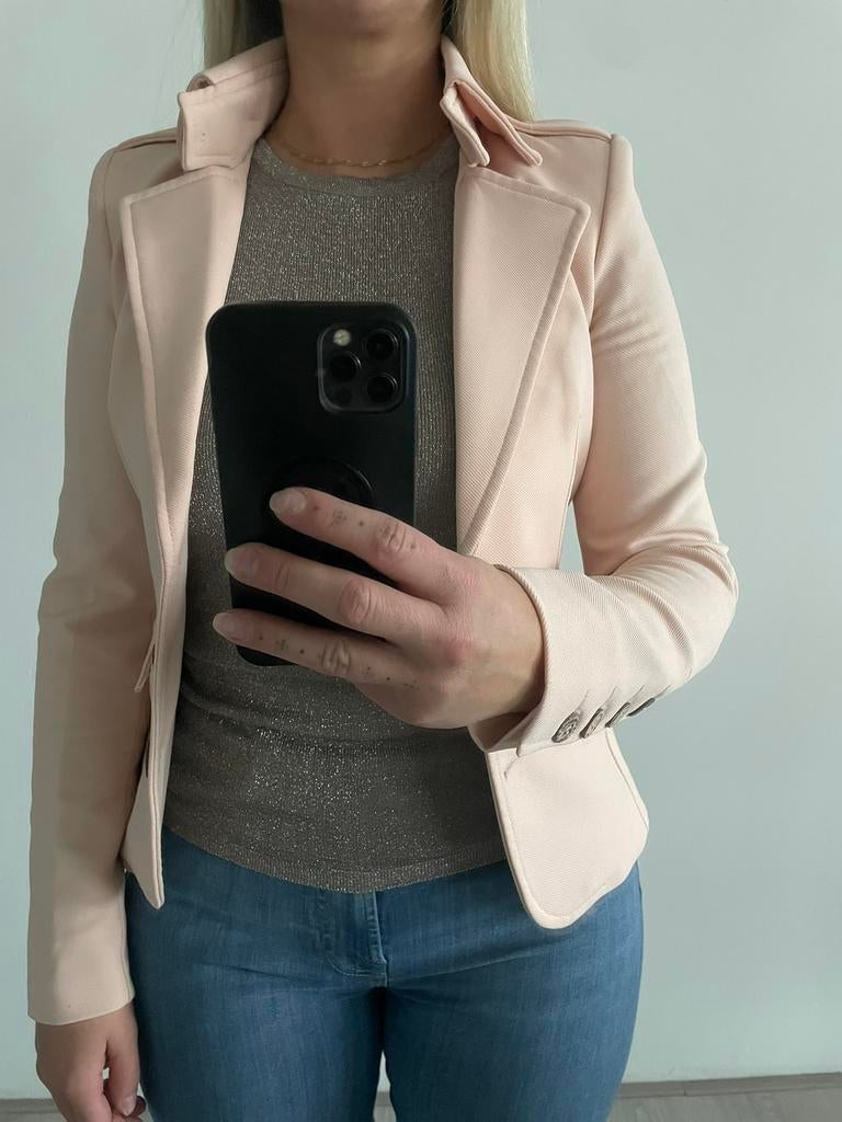 Rinascimento blazer, Kleding | Dames, Jasjes, Kostuums en Pakken, Zo goed als nieuw, Jasje, Maat 34 (XS) of kleiner, Roze, Ophalen of Verzenden