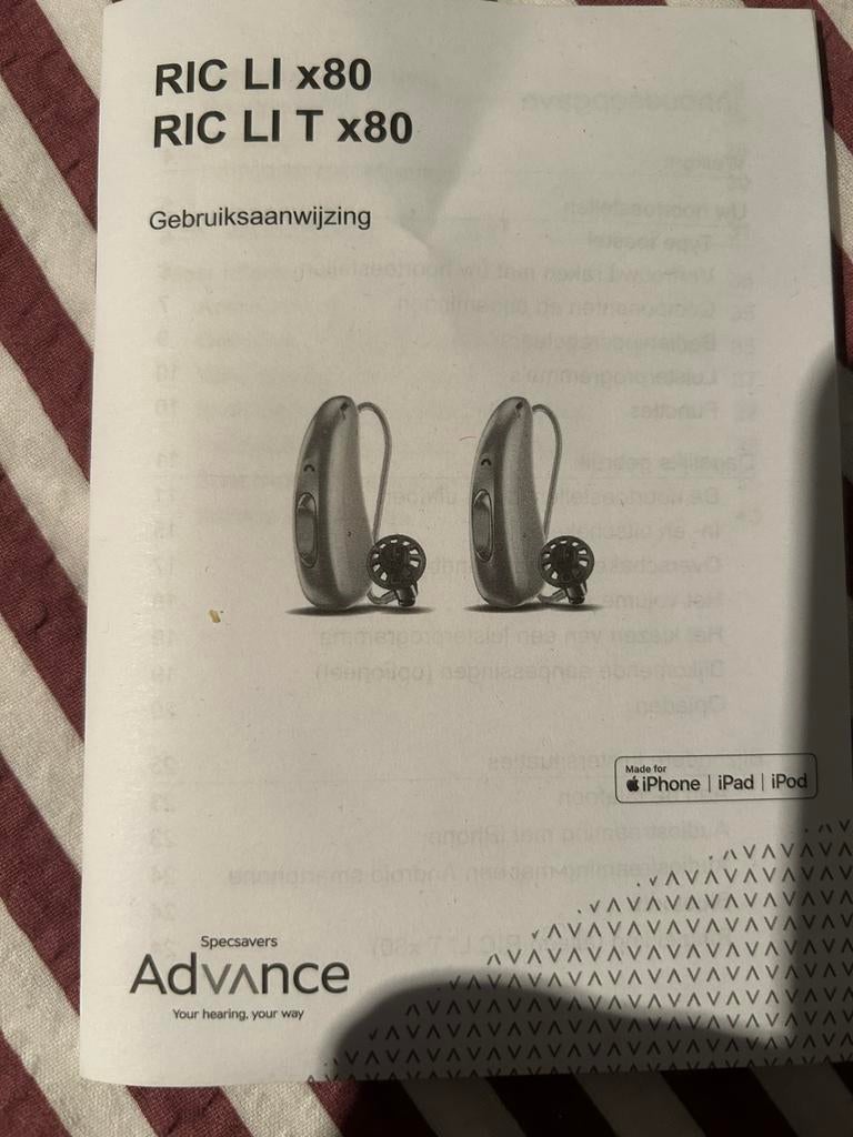 Advance Smart Transmitter 2.4 voor hoortoestellen, Ophalen of Verzenden, Zo goed als nieuw, Universeel, Mediaspeler