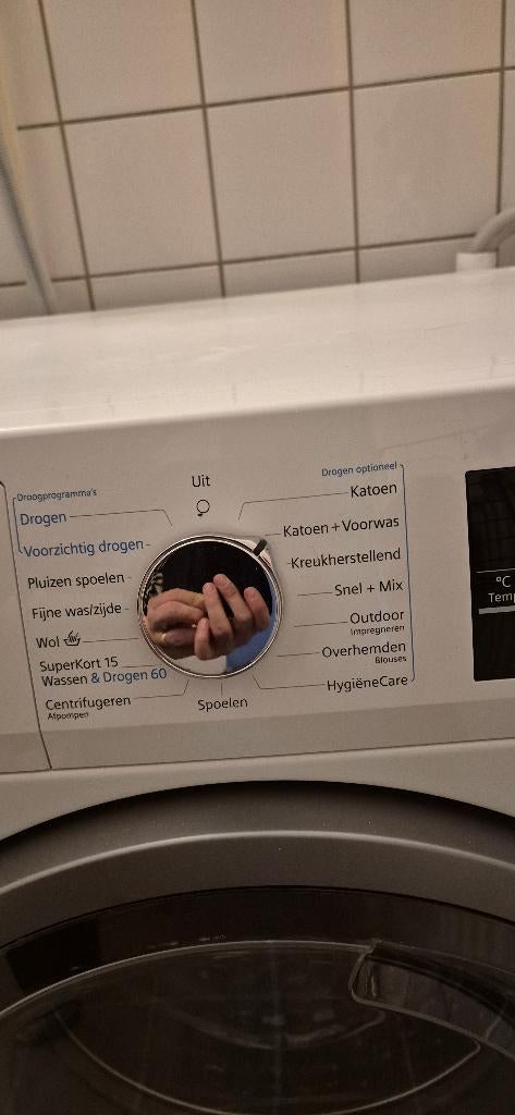 Wasmachine, Ophalen, Gebruikt, 1200 tot 1600 toeren, 85 tot 90 cm