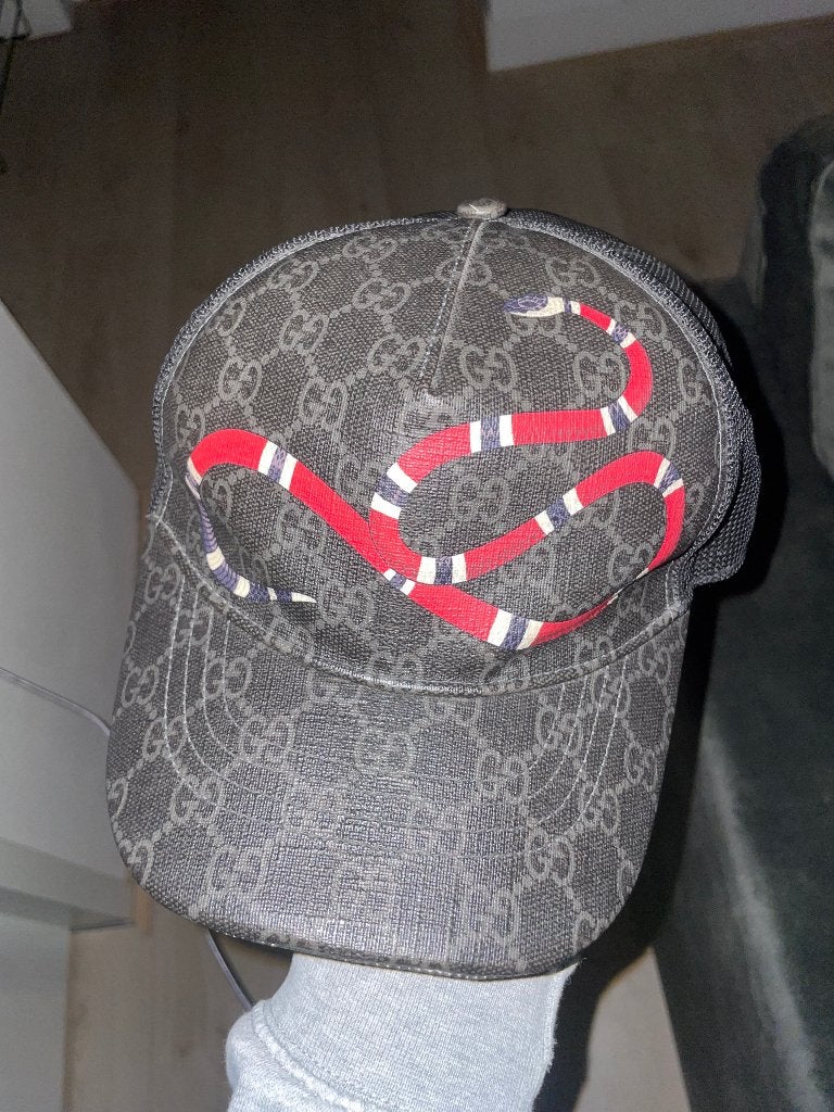 Gucci Snake King Pet Maat M 58cm, Kleding | Heren, Hoeden en Petten, Ophalen of Verzenden, Gucci, Gedragen, Pet
