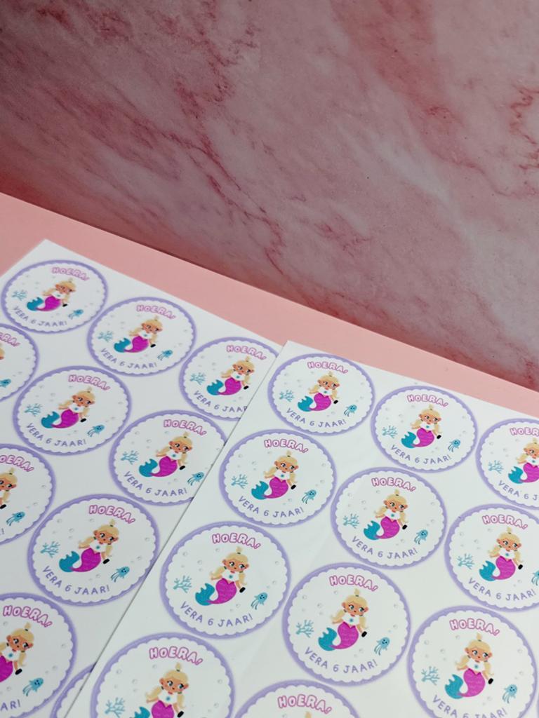Traktatiestickers 24st per vel, Hobby en Vrije tijd, Stickers en Plaatjes, Ophalen of Verzenden, Nieuw