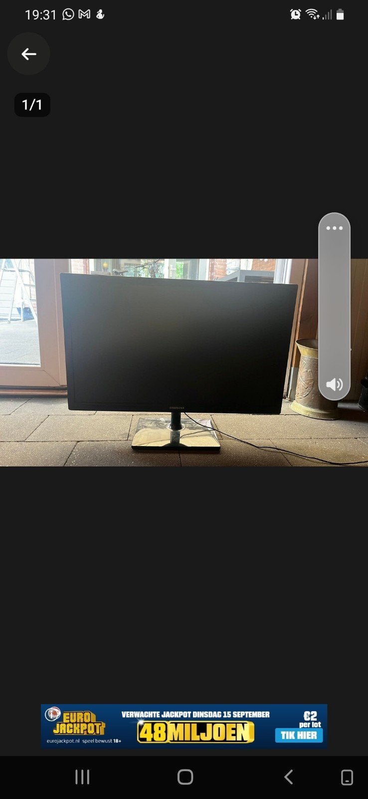 gratis monitor gevraagd in Nieuwegein, Computers en Software, Ophalen, HDMI, Overige typen, Onbekend