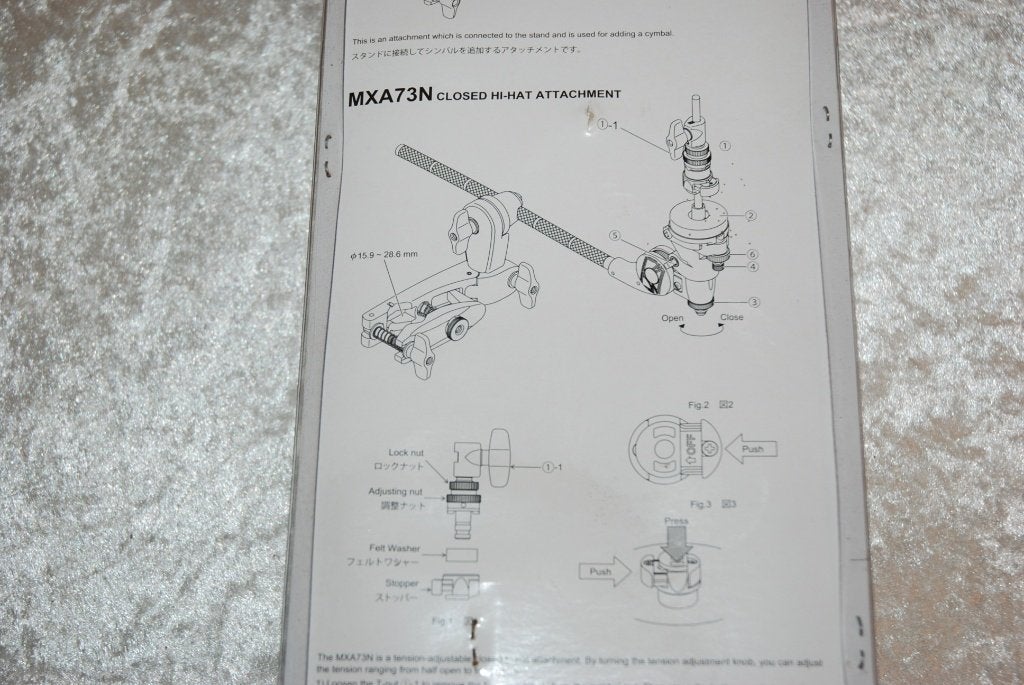 NIEUW!  Tama Remote hihat met clamb MXA73N <26260663>, Tama, ., Drums of Percussie, Nieuw