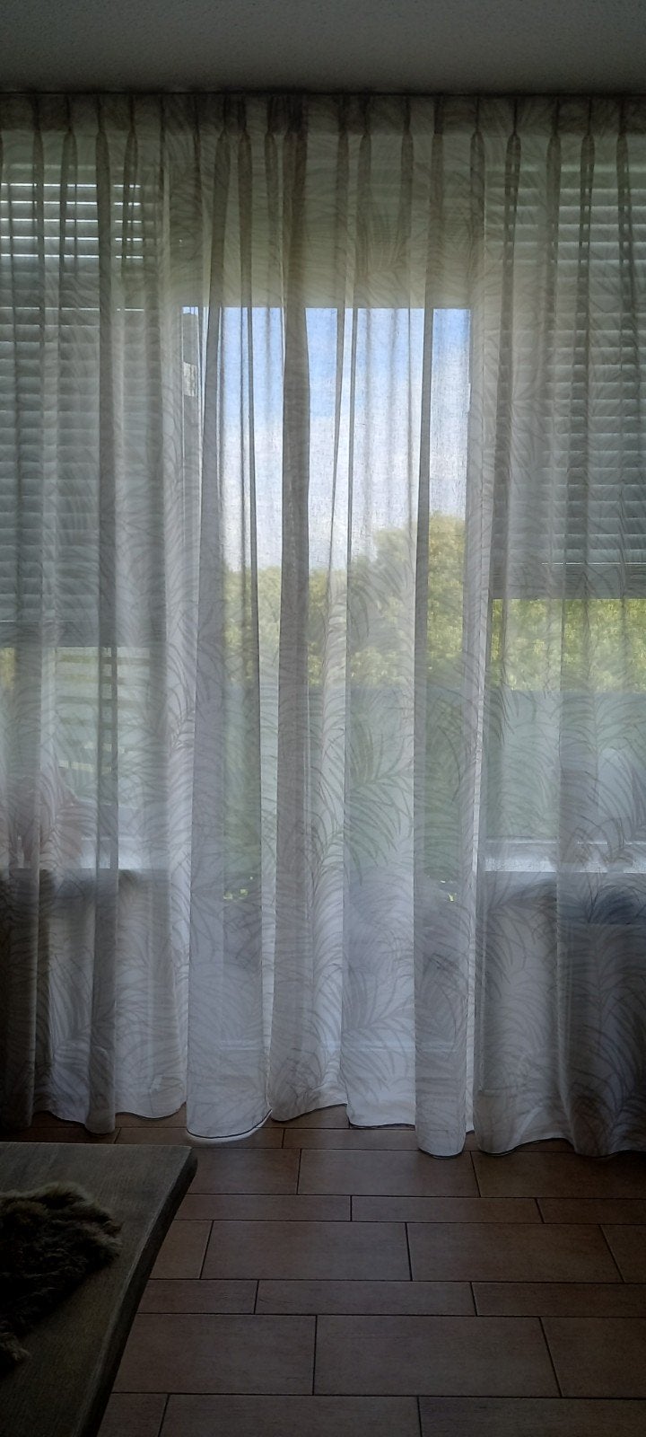Te koop stel inbetween vitrage, Ophalen, Beige, Vitrage, Loodveter