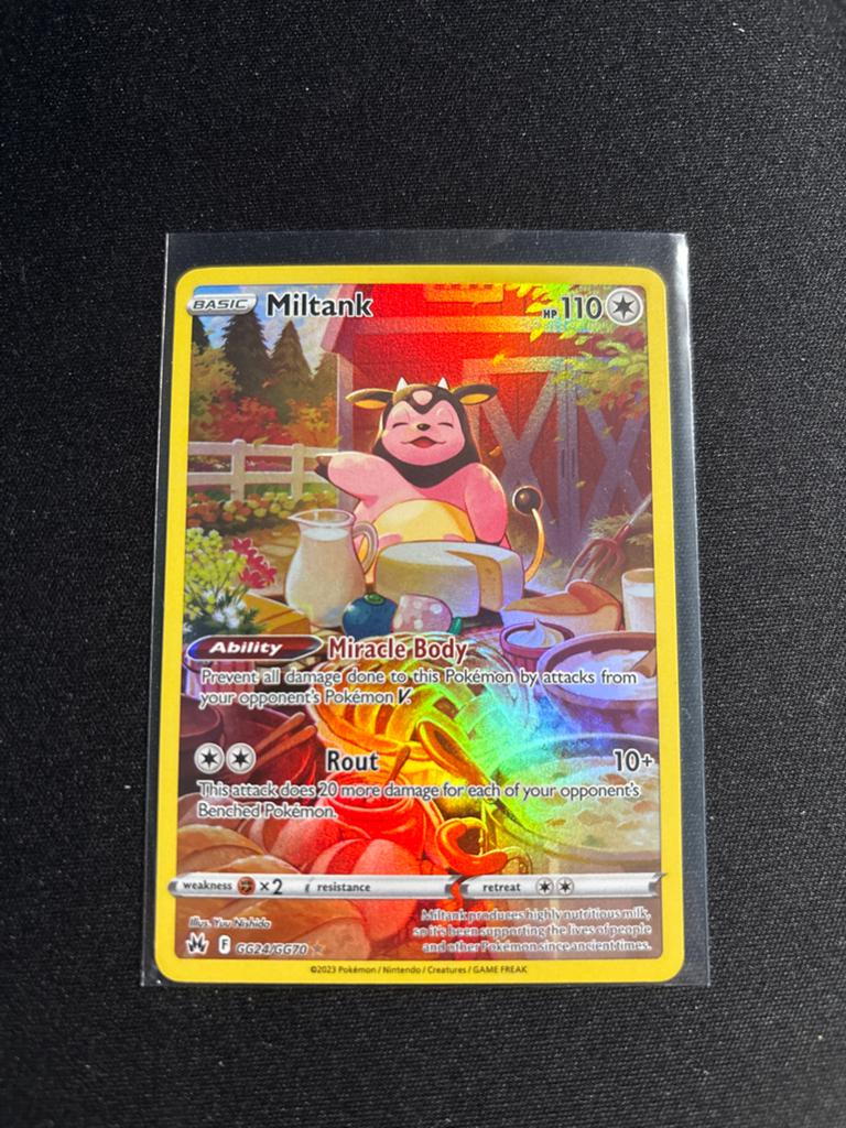 Miltank GG28/GG70 | NM | Crown Zenith, Ophalen of Verzenden, Zo goed als nieuw, Losse kaart, Foil