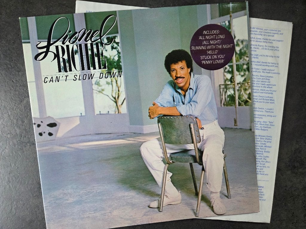 Lionel Richie - Can't Slow Down LP (Pop, Soul), LP, Gebruikt, Pop, Ophalen of Verzenden