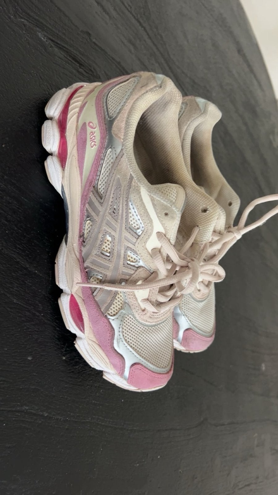 ASICS Sneakers - Roze/Beige Maat 38, Kleding | Dames, Ophalen of Verzenden, Gedragen, Roze, Sneakers of Gympen