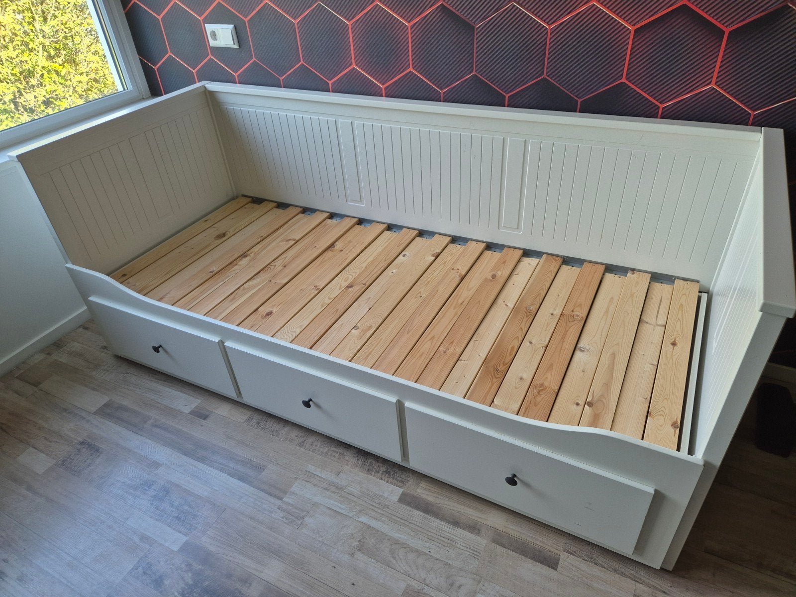 IKEA Hemnes Bedbank Uitschuifbaar - Zonder Matrassen