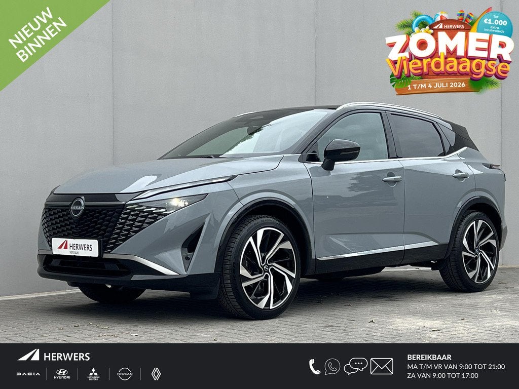 Nissan Qashqai 1.3 MHEV Xtronic Tekna Plus / Panoramadak / F, Euro 6, 4 cilinders, Bedrijf, Qashqai