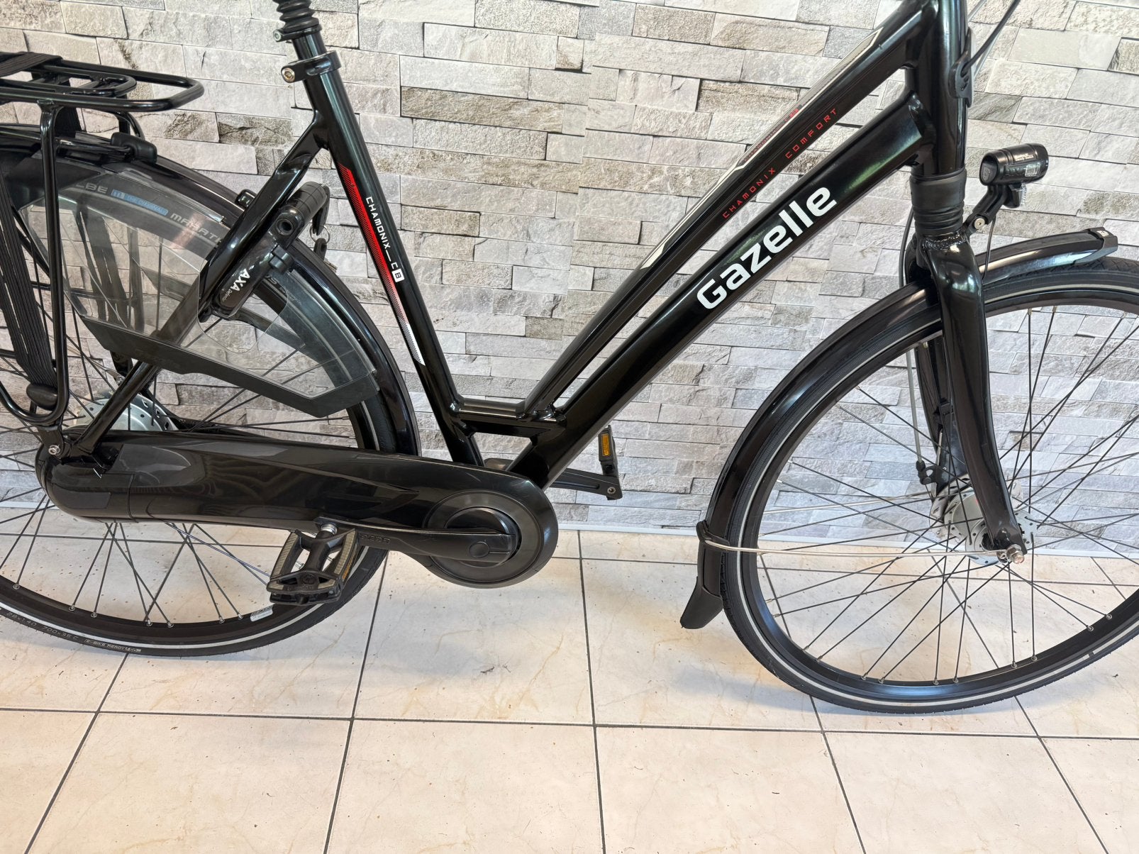 Zeer Nette Gazelle Chamonix Damesfiets D53cm. V8., Ophalen, 53 tot 56 cm, Versnellingen, Zo goed als nieuw