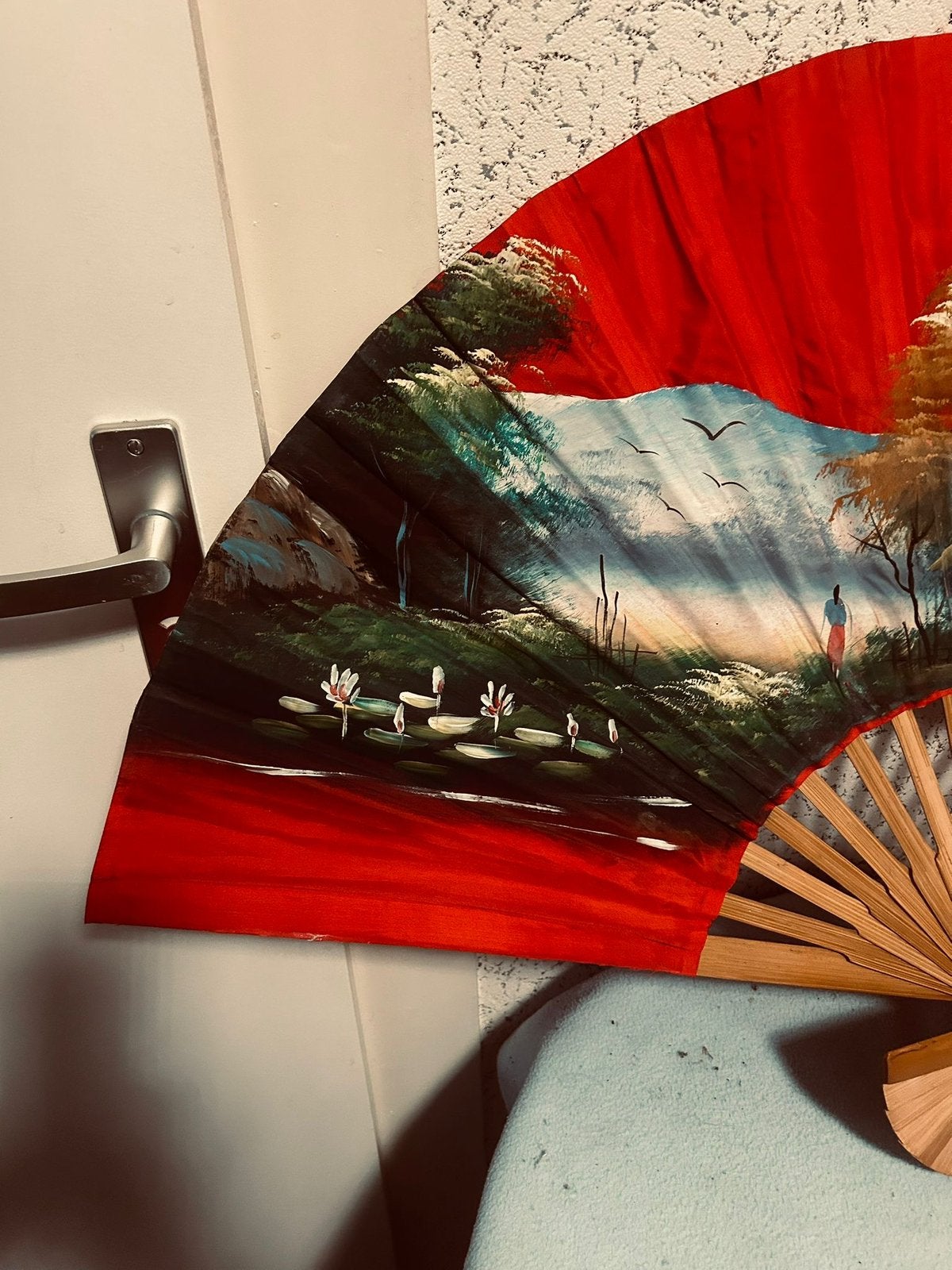 Mooi Chinese waaier, Huis en Inrichting, Ophalen of Verzenden, Zo goed als nieuw